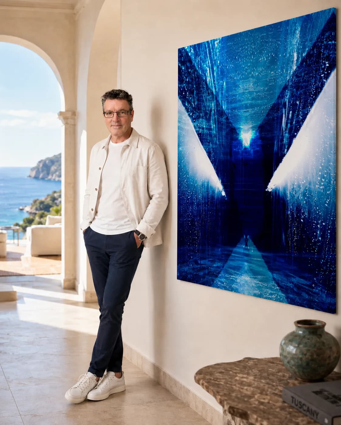 Ed Reininga with Crossing Borders