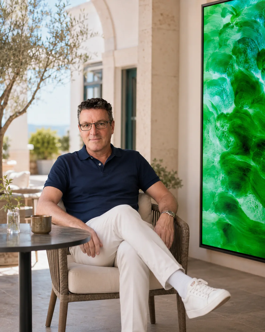 Ed Reininga, portrait